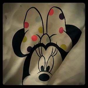 White minnie mouse sweatshirt